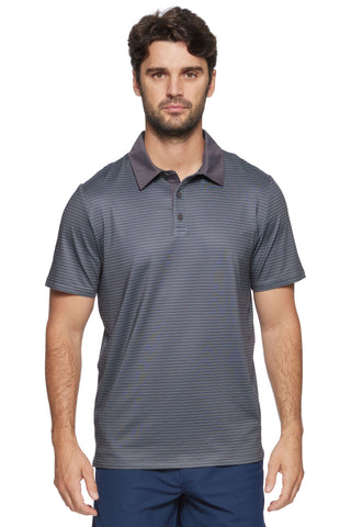 Flag & Anthem Men's Tops Mini Stripe Performance Polo