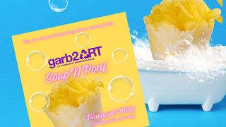 Garb 2 Art Kid's Bath & Body Soap N Pouf