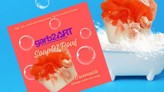 Garb 2 Art Kid's Bath & Body Soap N Pouf