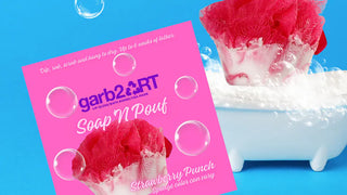 Garb 2 Art Kid's Bath & Body Soap N Pouf