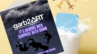Garb 2 Art Kid's Bath & Body It's Raining Men Surprise Bath Bomb