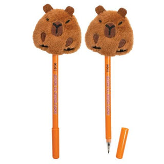 Geddes Stationary Capybara Plush Pen
