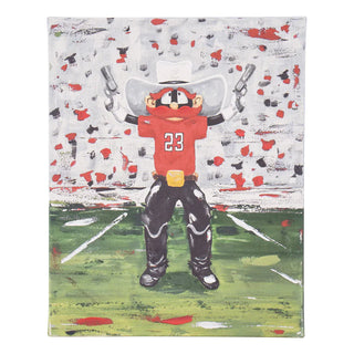 Glory Haus Home Decor Raider Red Canvas