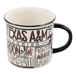 Glory Haus Mugs Texas A&M Collage Campfire