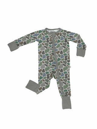 Goosie's Baby Footies Camo Zippie
