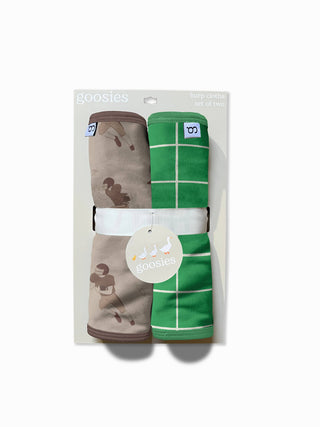 Goosie's Baby Burp cloths Football Burp Cloth Set