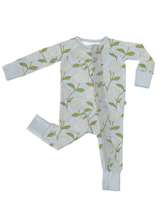 Goosie's Baby Footies Hydrangeas Zippie