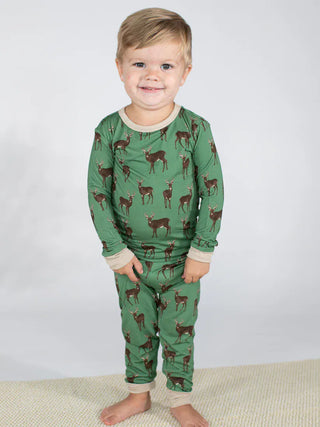 Goosie's Children's Pajamas Whitetail Deer Pjs
