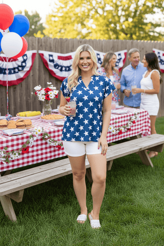 GRACE+EMMA by Southern Grace Women's Tops Nicole Star Top
