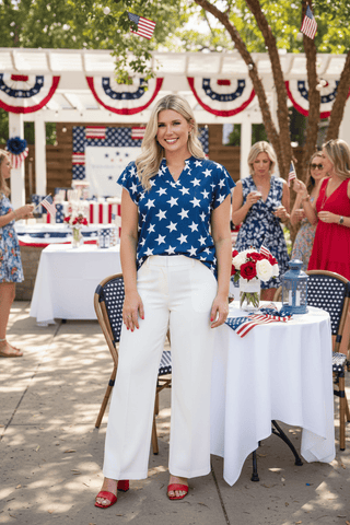 GRACE+EMMA by Southern Grace Women's Tops Nicole Star Top