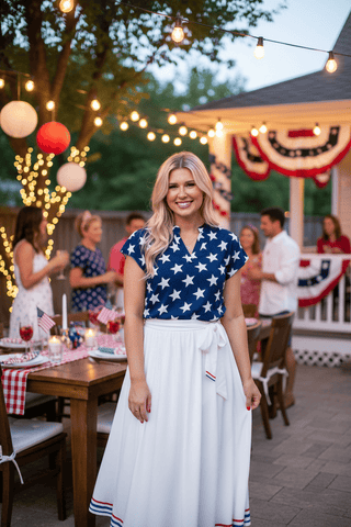 GRACE+EMMA by Southern Grace Women's Tops Nicole Star Top