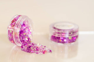 Gussy Up Bow Co Kid's Bath & Body Mini Purple Multicolor Hair Glitter