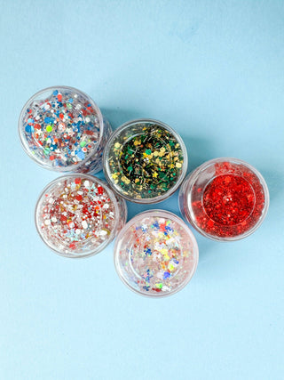 Gussy Up Bow Co Kid's Bath & Body Stars and Stripes Hair Glitter