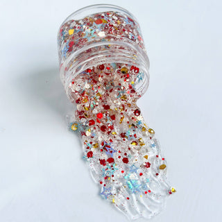 Gussy Up Bow Co Kid's Bath & Body Stars and Stripes Hair Glitter