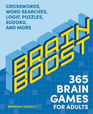 Harper Collins Adult Books Brain Boost 365 Brain Games for Adults