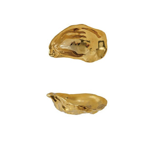 Hazel Mazel Home Decor Gold Oyster Shell Shaped Dish