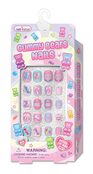 Hot Focus Kid's Bath & Body Gummy Bear Nails