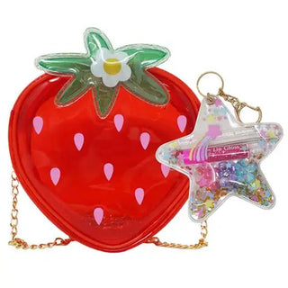 Hot Focus children's purses Jelly Strawberry Crossbody