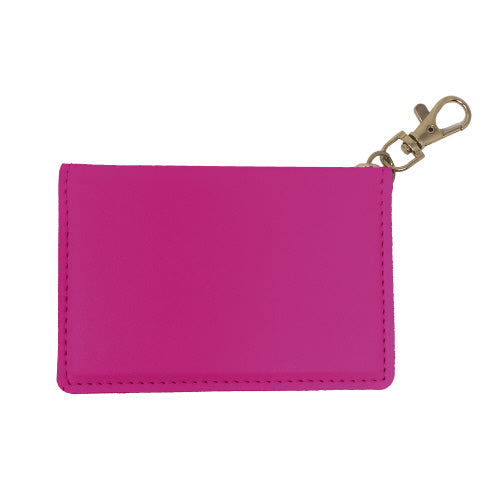 hot pink id wallet