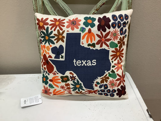 Texas Floral Pillow
