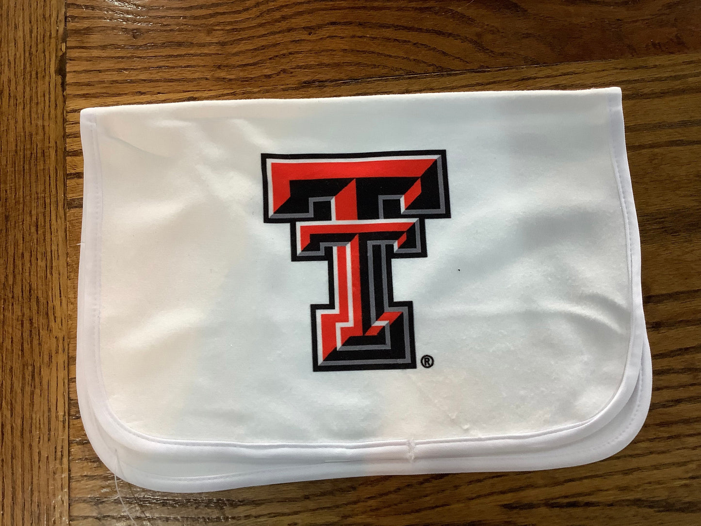 Texas Tech Burp Cloth