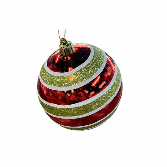 Stripe Ball Ornament