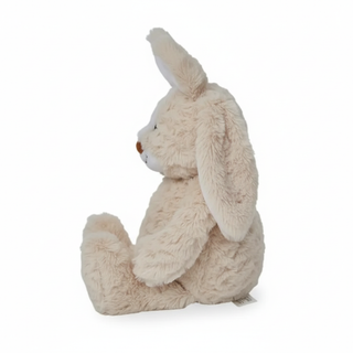 Side profile view of Benny the Cuddle Bunny