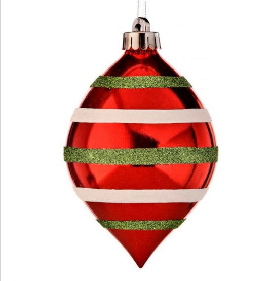 Spindle Striped Ornament