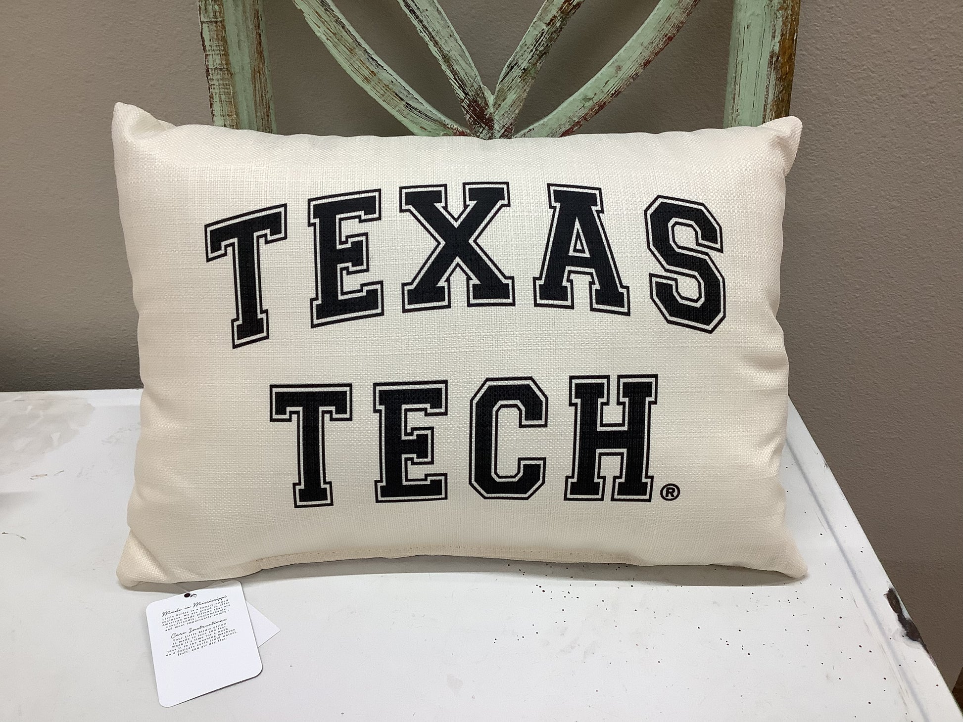 Texas Tech Pillow