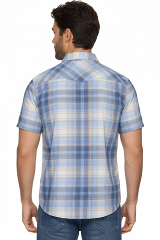 Back view of Welch Outdoor Performance Western Shirt