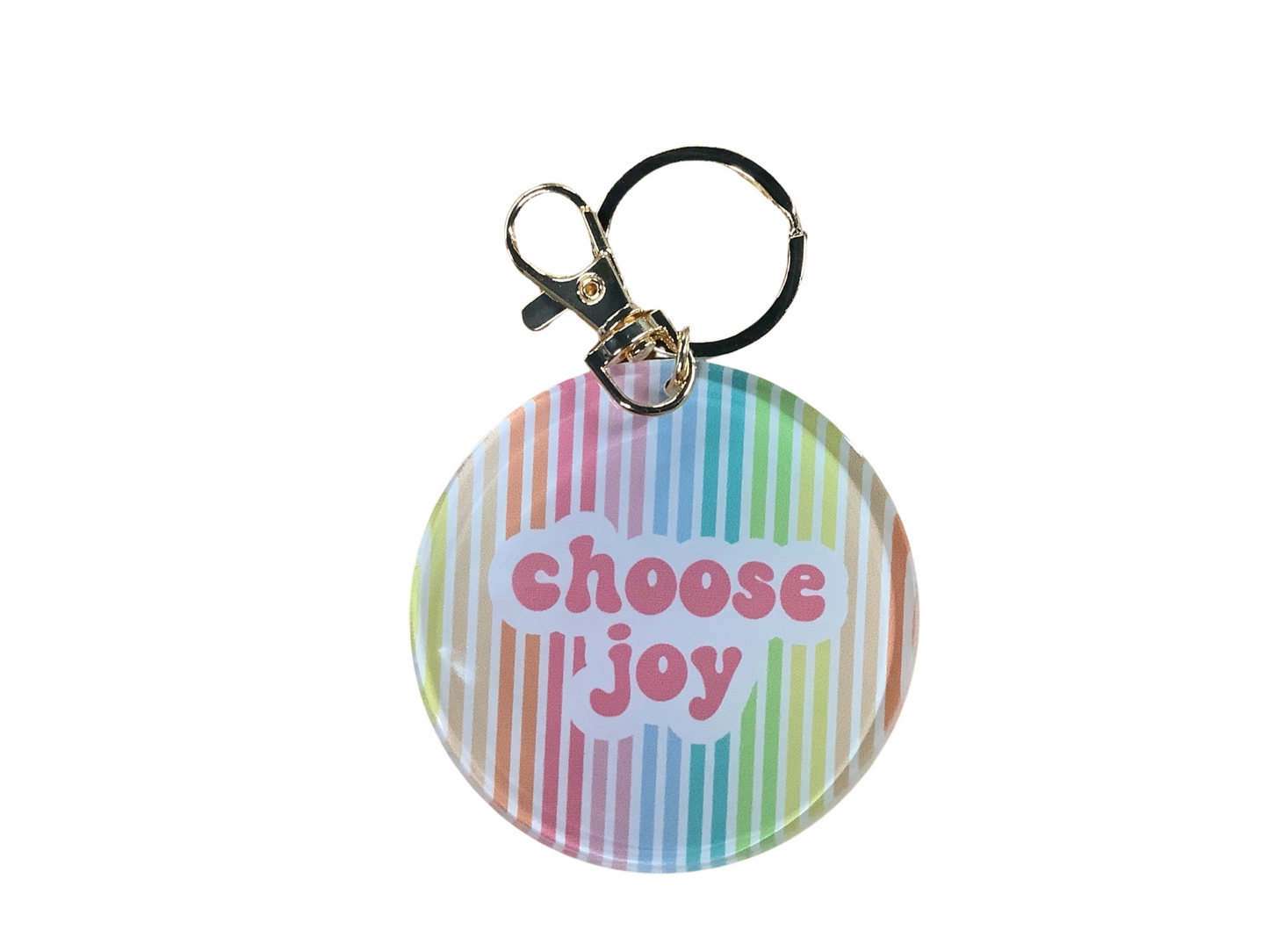 choose joy keychain