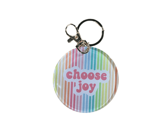 choose joy keychain