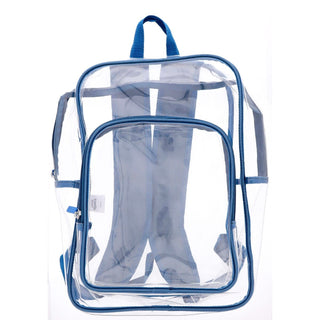 Jane Marie Backpack Blue Clear Backpack