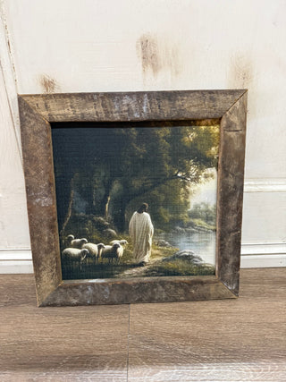 18" x 18" Rustic Framed Art