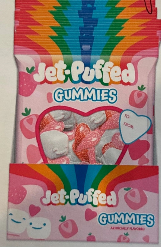 Valentine Jet Puffed Gummy Marshmallows