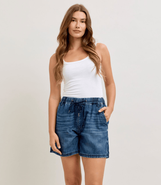 Judy Blue Women's Bottoms Judy Blue Baggy Shorts