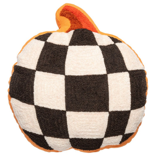 Checkered Pumpkin Floral