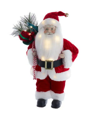 Kurt Adler Christmas Decor 12" Lighted Santa