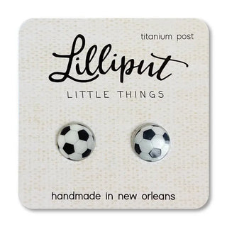 Lilliput Little Things Earrings Soccer Earrings