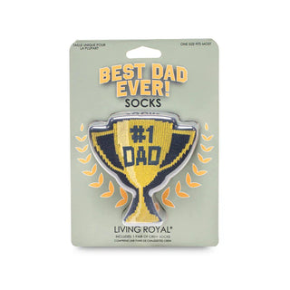 Living Royal Adult Socks Trophy Dad 3D Adult Socks