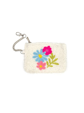 Living Royal Purses Flower Bloom Key Chain Pouch