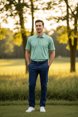 Local Boy Men's Tops Sage Driftwood Polo