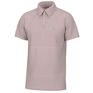 Local Boy Men's Tops Small / Salmon/Light Blue/White Surfside Polo