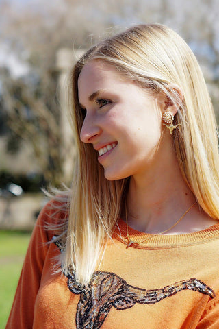 Texas Longhorns 24K Necklace