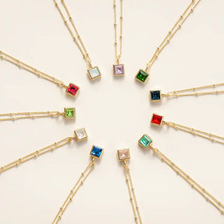 Lucky Feather Necklaces New Birthstone Bottle Necklace