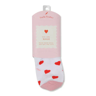 Lucky Feather Women's Socks You are Loved Sockspirations