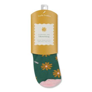 Lucky Feather Women's Socks Flowers will Bloom Sockspirations
