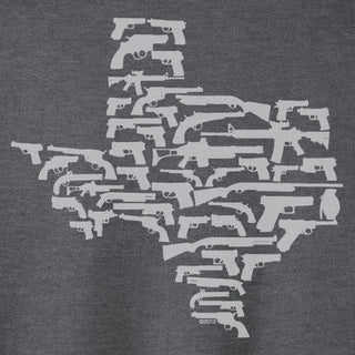 Mason Jar Unisex Tees Guns Texas Tee