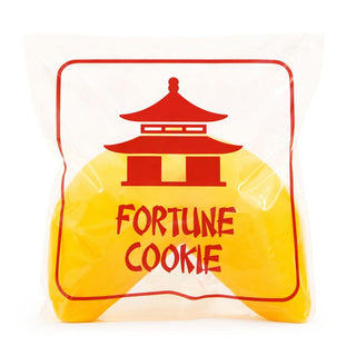 The Big Squij Fortune Cookie novelty toy in clear packaging with red pagoda branding