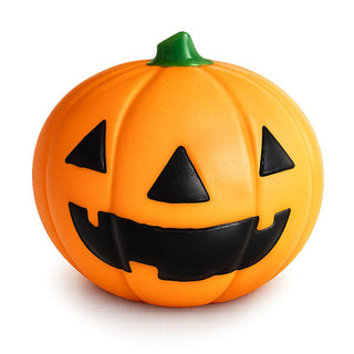 Keycraft Big Squij orange Halloween jack-o-lantern pumpkin toy with smiling face